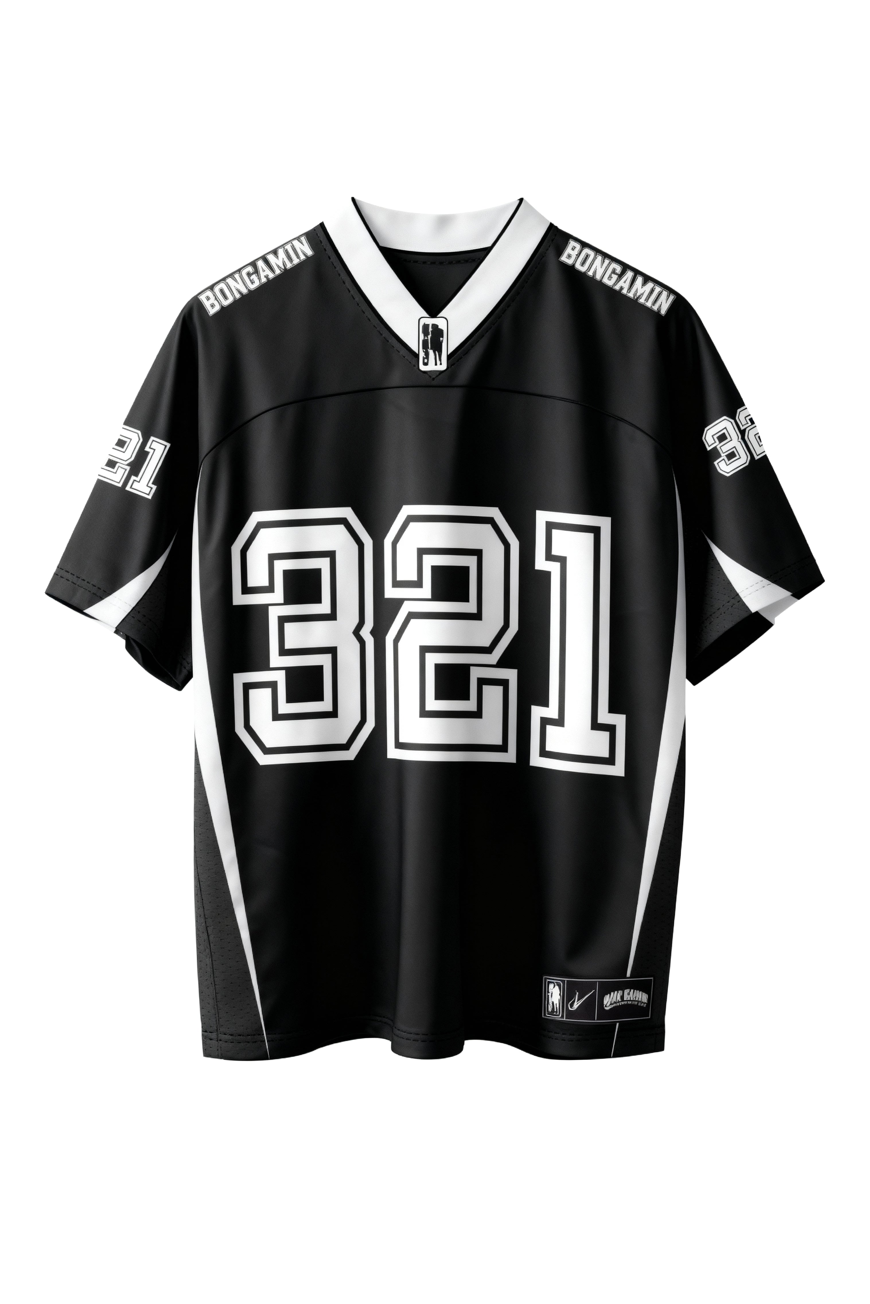 Jersey US — BONGAMIN 321 (Black & White)