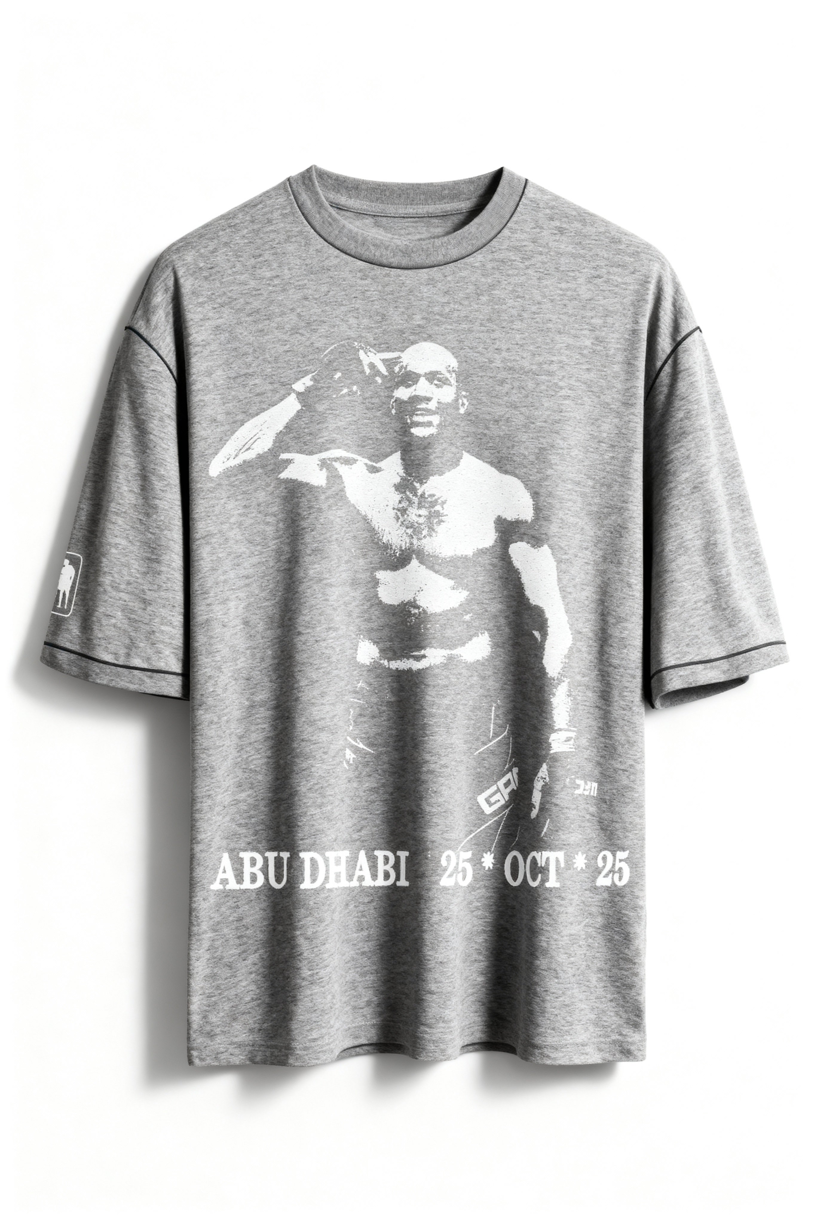 Tee shirt Abu Dhabi 25/10/25 - Gris clair chiné