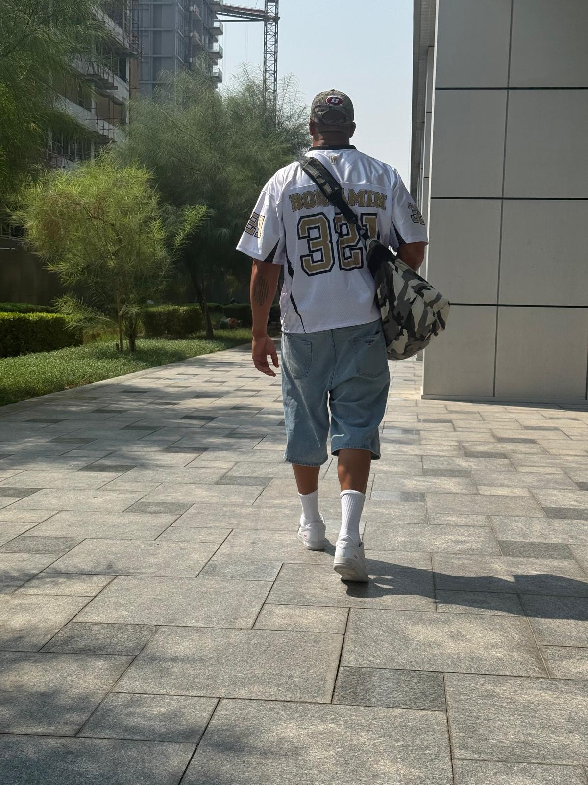 Jersey US — BONGAMIN 321 (White & Gold)