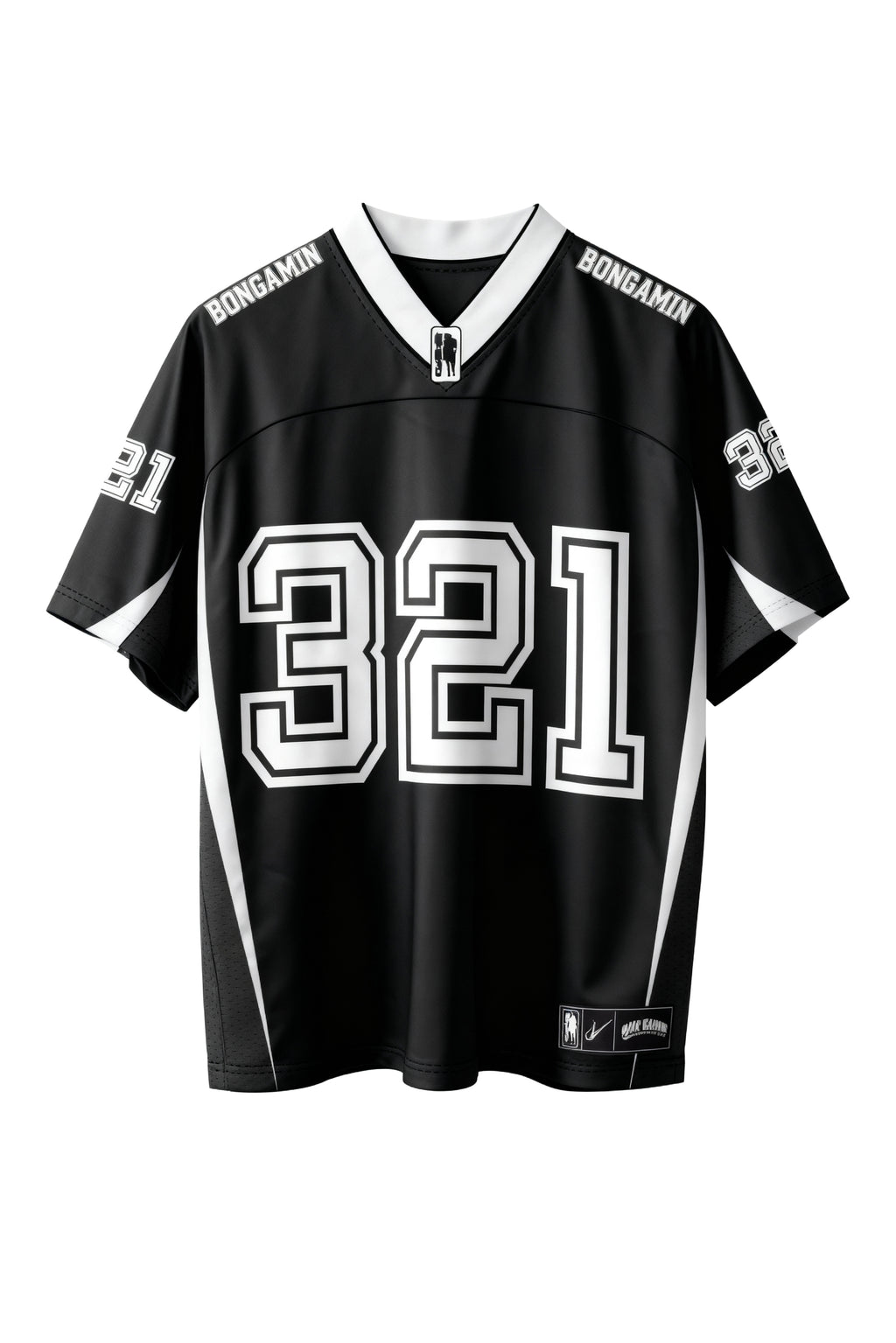 Jersey US — BONGAMIN 321 (Black & White)
