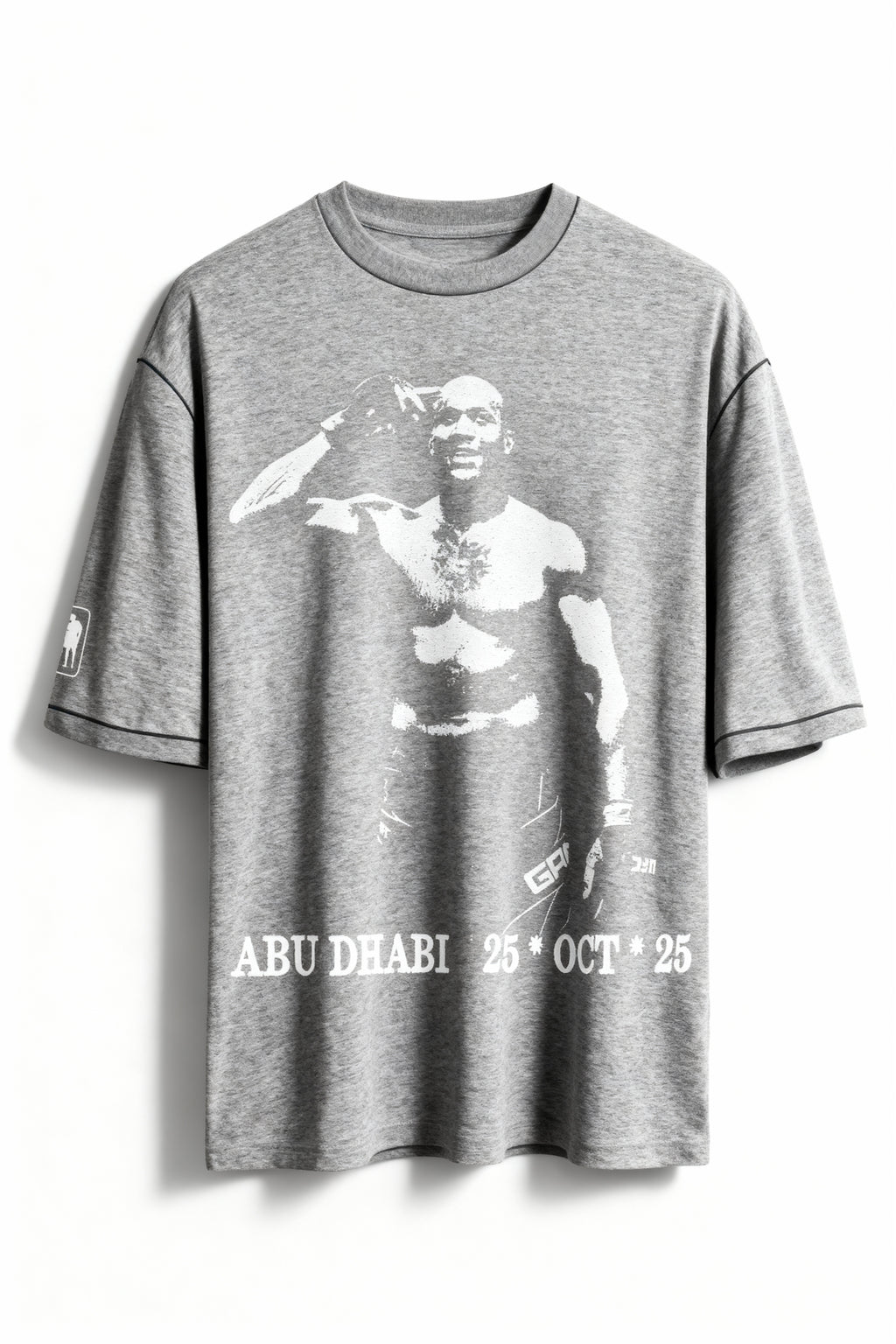 Tee shirt Abu Dhabi 25/10/25 - Gris clair chiné